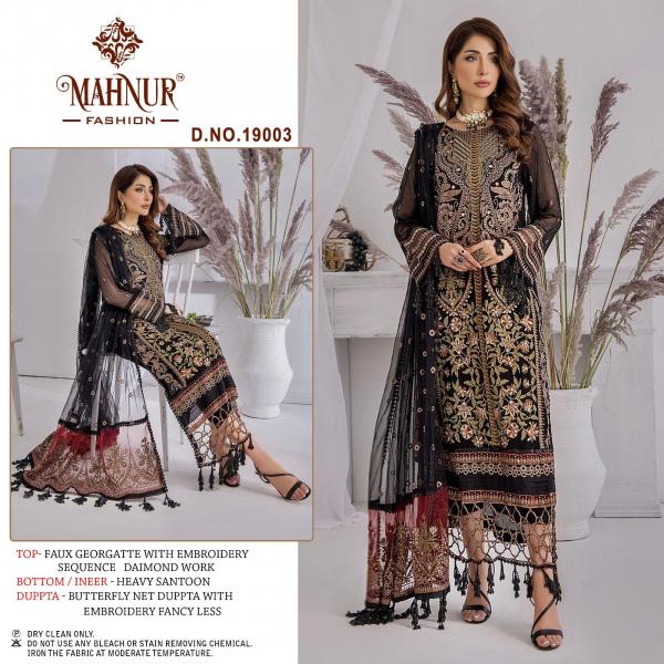 Mahnur Vol 19 Fancy Designer Pakistani Suit Collection